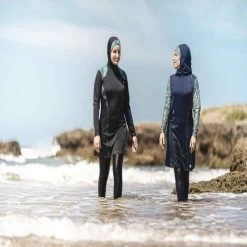 MAILLOT DE BAIN INTEGRAL BLEU FOLY -Nager NABAIJI maillot de bain integral black coral 4