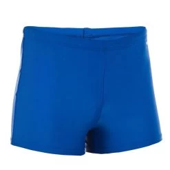 Maillot De Bain Natation Garçon - Boxer 100 Basic - Bleu -Nager NABAIJI maillot de bain natation garcon boxer 100 basic bleu 1