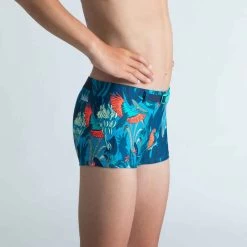 Maillot De Bain Natation Garçon - Boxer 100 Kibelt - All Yuka Turquoise 9 Maillot De Bain Natation Garçon - Boxer 100 Kibelt - All Yuka Turquoise -Nager NABAIJI maillot de bain natation garcon boxer 100 kibelt all yuka turquoise 1