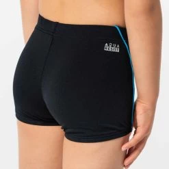 Maillot De Bain Natation Garçon - Boxer 100 Plus - Noir -Nager NABAIJI maillot de bain natation garcon boxer 100 plus noir 9