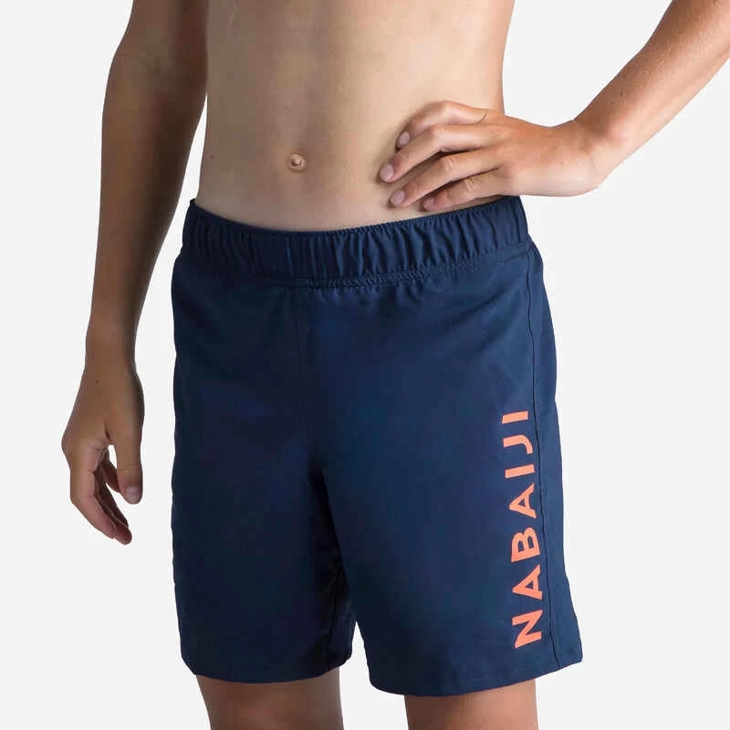 Maillot De Bain Natation Garçon - Swimshort 100 Basic - Marine 3 Maillot De Bain Natation Garçon - Swimshort 100 Basic - Marine