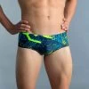 MAILLOT DE BAIN NATATION HOMME BANDEAU 900 KOLI VERT