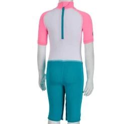 Combinaison De Natation Anti UV Bébé / Enfant Manches Courtes Rose Imprimé 11 Combinaison De Natation Anti UV Bébé / Enfant Manches Courtes Rose Imprimé -Nager NABAIJI maillot de bain shorty anti uv bebe manches courtes blanc bleu et rose imprime 2