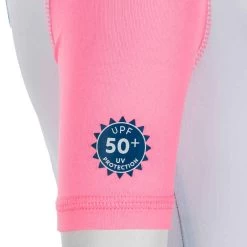 Combinaison De Natation Anti UV Bébé / Enfant Manches Courtes Rose Imprimé 13 Combinaison De Natation Anti UV Bébé / Enfant Manches Courtes Rose Imprimé -Nager NABAIJI maillot de bain shorty anti uv bebe manches courtes blanc bleu et rose imprime 4