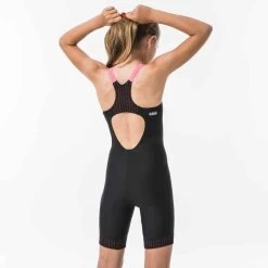 Maillot De Bain Une Pièce Shorty De Natation Fille Kamyleon -Nager NABAIJI maillot de bain une piece shorty de natation fille kamyleon 8