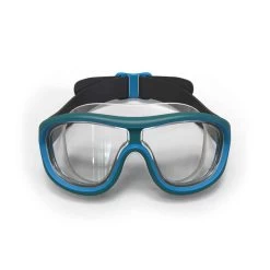 Masque De Piscine - Swimdow V2 Taille L Verres Clairs - Gris Bleu -Nager NABAIJI masque de piscine swimdow v2 taille l verres clairs gris bleu 2