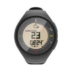 MONTRE DE NATATION EN PISCINE SL500 - NOIR - DISTANCE / LONGUEURS / CHRONOMETRE -Nager NABAIJI montre de natation en piscine sl500 noir distance slash longueurs slash chronometre 6