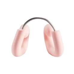 PINCE NEZ DE NATATION INOX-LATEX RÉGLABLE ROSE PASTEL -Nager NABAIJI pince nez de natation inox latex reglable 2