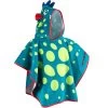 Poncho Bébé Avec Capuche Bleu Vert Imprimé DRAGON -Nager NABAIJI poncho bebe avec capuche bleu vert imprime dragon