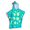 Poncho De Bain Coton Bébé - Dragon Bleu-Vert -Nager NABAIJI poncho de bain coton bebe dragon bleu vert