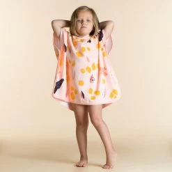 Poncho De Bain Coton Bébé - Girafe Blanc Rose 9 Poncho De Bain Coton Bébé - Girafe Blanc Rose -Nager NABAIJI poncho de bain coton bebe girafe blanc rose 2