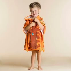 Poncho De Bain Coton Bébé - Tigre Orange-Marron 8 Poncho De Bain Coton Bébé - Tigre Orange-Marron -Nager NABAIJI poncho de bain coton bebe tigre orange marron 2