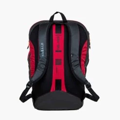 Sac A Dos Natation 40L 900 Noir Rouge -Nager NABAIJI sac a dos natation 40 l 900 noir gris 3