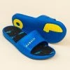 Sandale Claquette Piscine Enfant SLAP 500 PRINT Croco Bleu Noir -Nager NABAIJI sandale claquette piscine enfant slap 500 print croco bleu noir