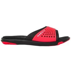 Sandale Claquette Piscine Femme SLAP900 Noir Corail -Nager NABAIJI sandale claquette piscine femme slap900 noir corail 3