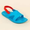 Chaussure Sandale Piscine Enfant SLAP 100 BASICBleu Rouge