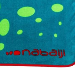 Serviette De Bain Bébé Imprimé Dragon Bleu Vert -Nager NABAIJI serviette de bain bebe imprime dragon bleu vert 2