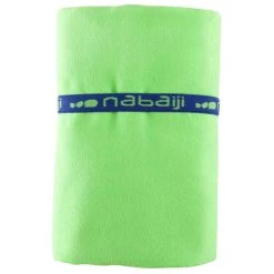 Serviette Microfibre Verte Fluo Ultra Compacte Taille XL 110 X 175 Cm -Nager NABAIJI serviette microfibre bleu cina ultra compacte taille xl 110 x 175 cm 2