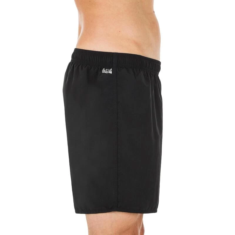 Short De Bain Natation Homme - Swimshort 100 Basic - Noir Vert 7 Short De Bain Natation Homme - Swimshort 100 Basic - Noir Vert – Image 5