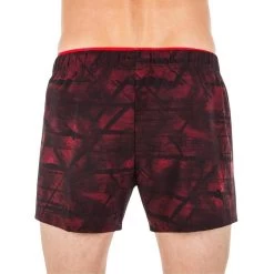 Short De Bain Natation Homme - Swimshort 100 Court - Tex Rouge -Nager NABAIJI short de bain natation homme swimshort 100 court tex rouge 2