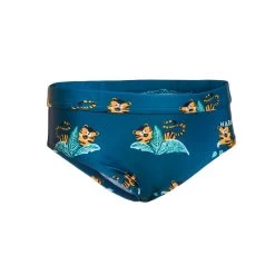 Slip De Bain Bébé / Enfant Bleu Imprimé Tigre -Nager NABAIJI slip de bain bebe enfant bleu imprime tigre 1