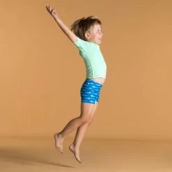 T-shirt Anti UV Bébé Manches Courtes Vert Clair -Nager NABAIJI t shirt anti uv bebe manches courtes vert clair 4