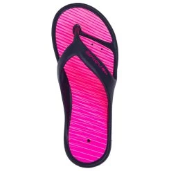 Tong Femme Piscine TONGA 500 Print Lay Bleu Rose -Nager NABAIJI tongs de piscine femme tonga 500 chev blanc 1